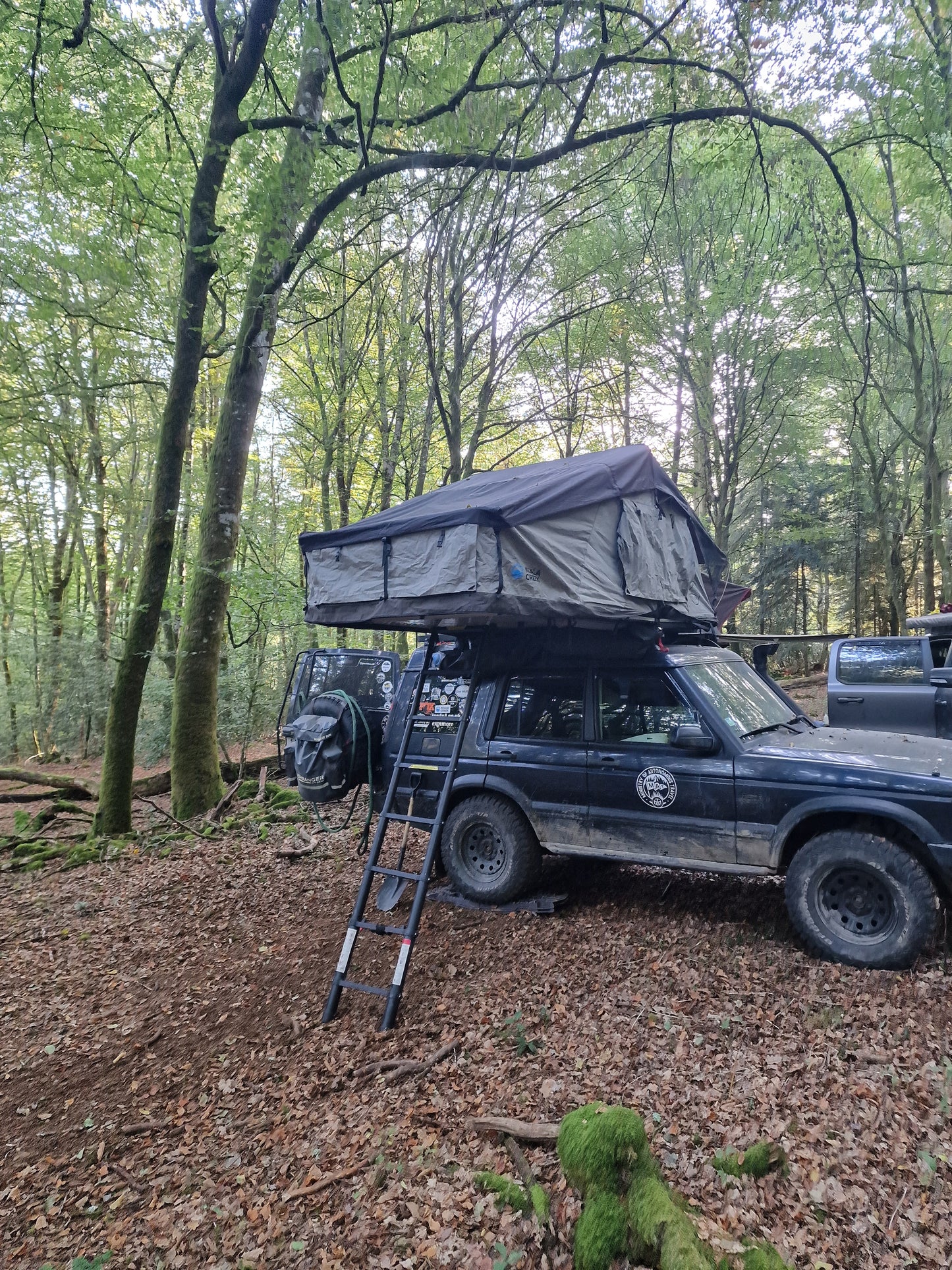 KOALA CREEK Daktent TEIDE 160-V2 Overlander donkergrijs - overdekte instap