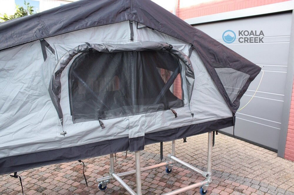 KOALA CREEK Daktent TEIDE 160 Overlander donkergrijs - overdekte instap