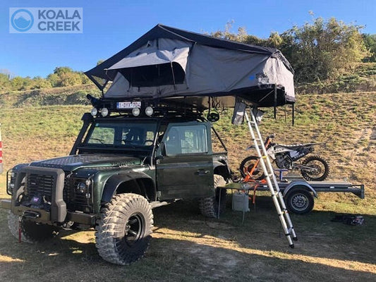 KOALA CREEK Daktent TEIDE 140 donkergrijs - overdekte instap