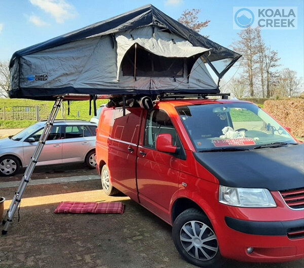 KOALA CREEK Daktent TEIDE 190 donkergrijs - overdekte instap