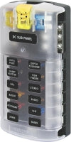 BlueSea zekeringbord 12v met aarding