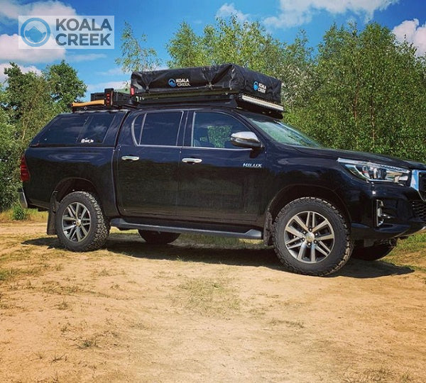 KOALA CREEK Daktent TEIDE 160V2 donkergrijs - overdekte instap